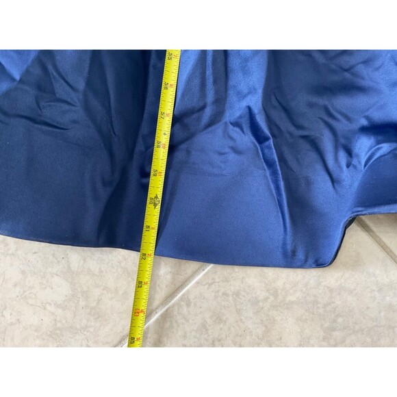 Stacees Formal maxi Gown women’s size 16 Royal Blue Prom Wedding Gala w train - Picture 9 of 13